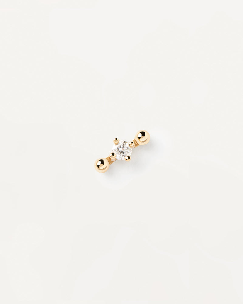 Diamond and gold Olivia Single Earring - 
  
    18K Gold
  
