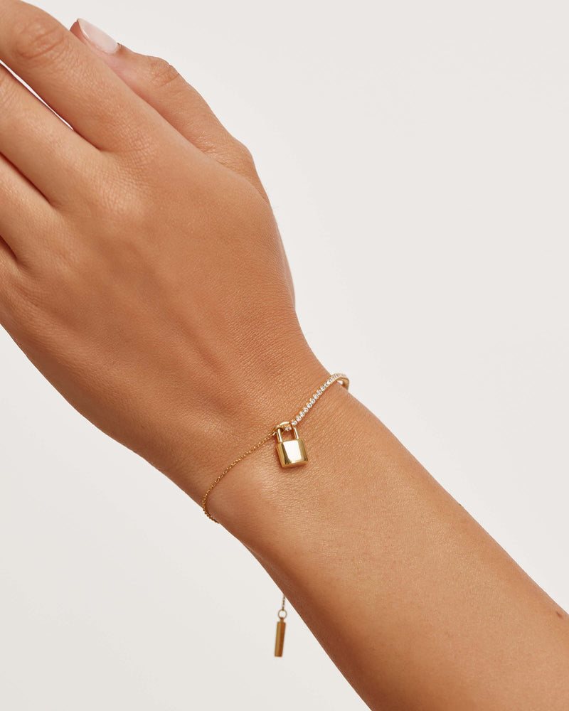 Pulsera Bond - 
  
    Plata de Ley / Baño de Oro 18K
  
