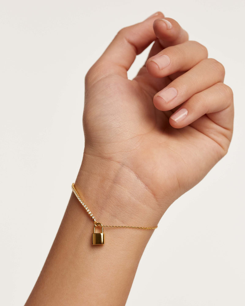 Pulsera Bond - 
  
    Plata de Ley / Baño de Oro 18K
  
