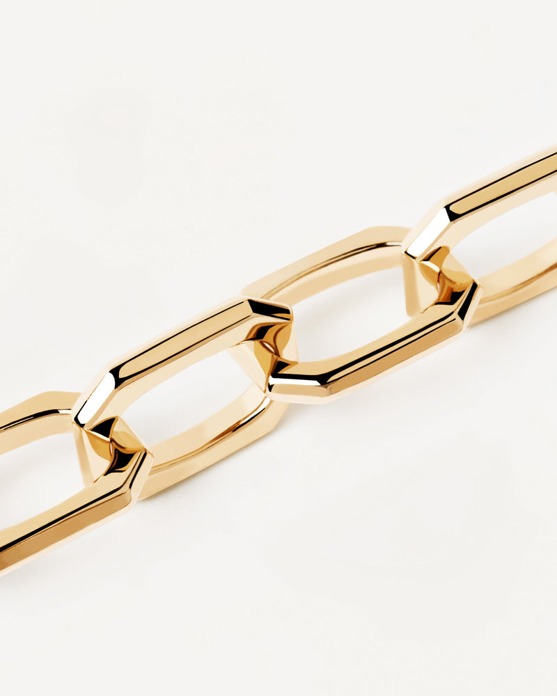 Large Signature Chain Bracelet - 
  
    Brass / 18K Gold plating
  
