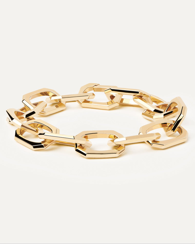 Large Signature Chain Bracelet - 
  
    Brass / 18K Gold plating
  
