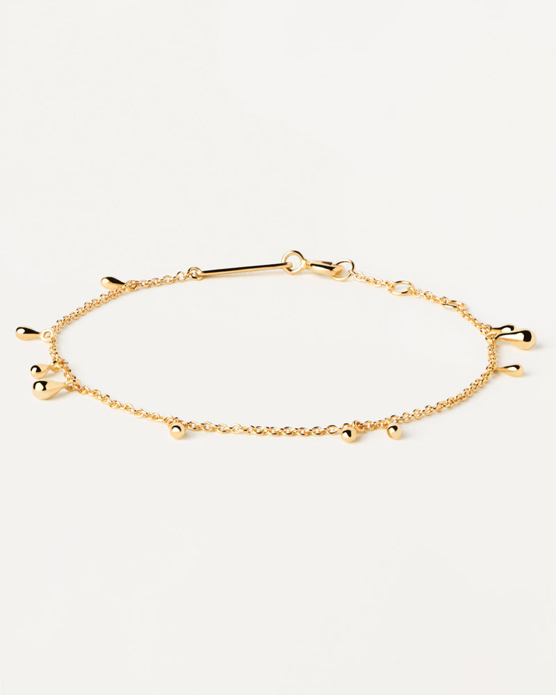 Pulsera Teardrop - 
  
    Plata de Ley / Baño de Oro 18K
  
