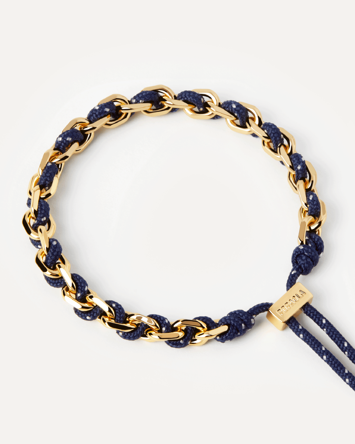 Mens  Micro Cord Adjustable Bracelet in Navy – Ativa Jewellery