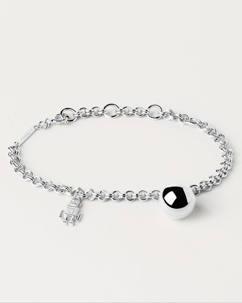 Bracciale in Argento Space Age - 
  
    Argento sterling
  
