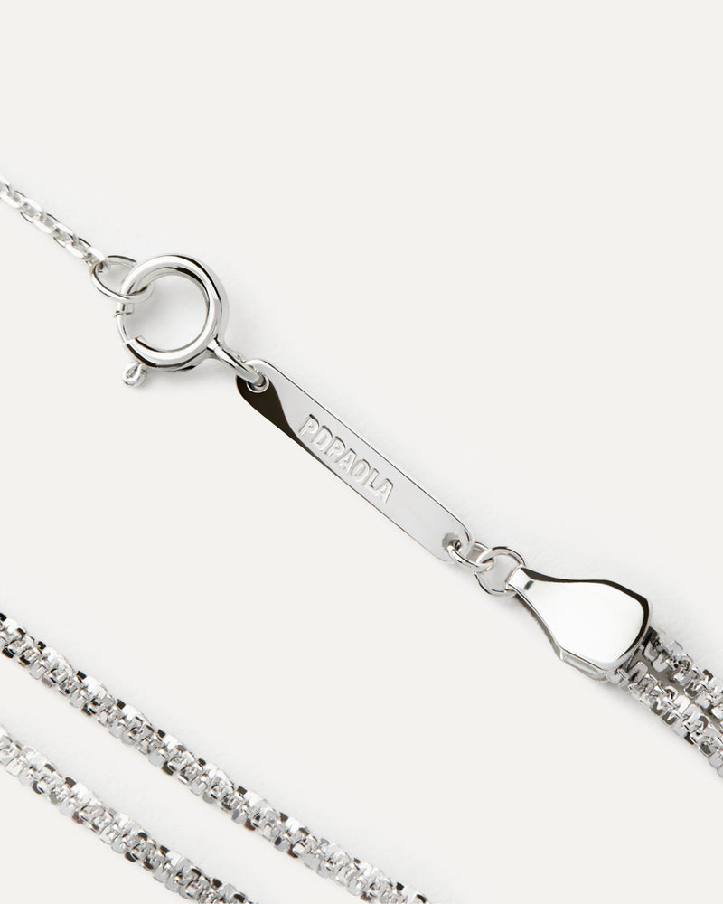 Double sparkle silver chain bracelet - 
  
    Sterling Silver
  
