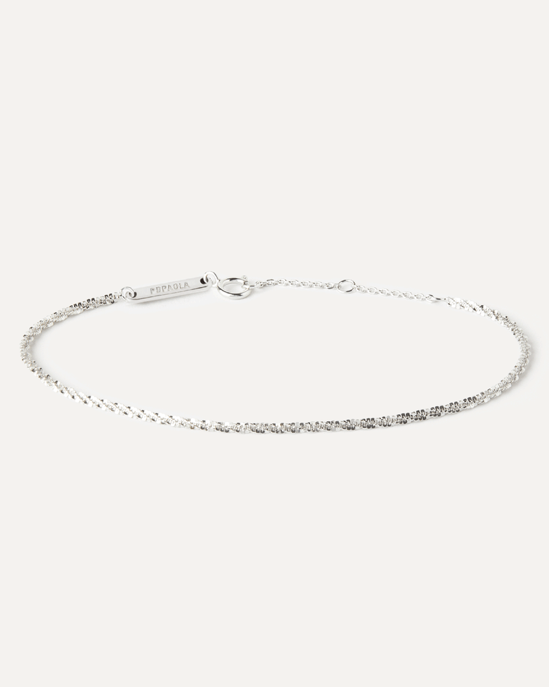 Bracelet chaîne en argent Sparkle - 
  
    Argent massif
  
