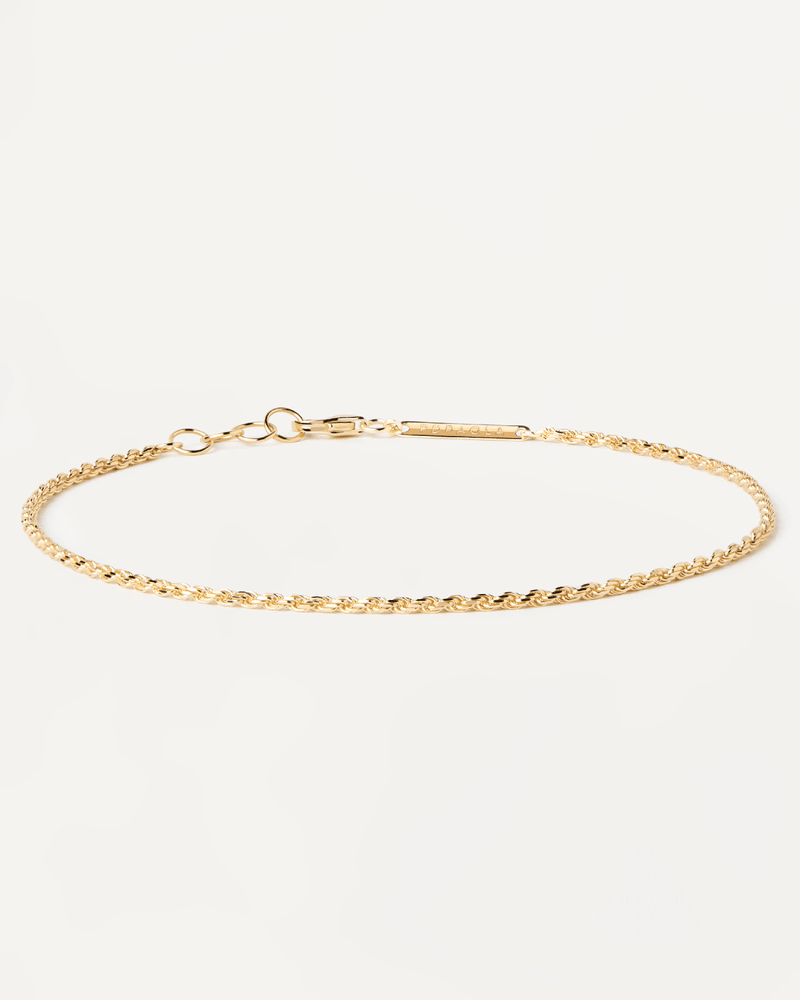 Pulsera Cadena Cordón de oro - 
  
    Oro 18K
  
