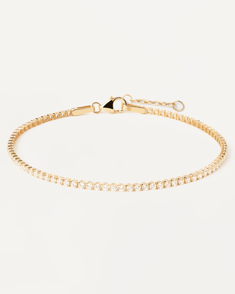 Diamond tennis bracelet 18k rose gold – Capucinne