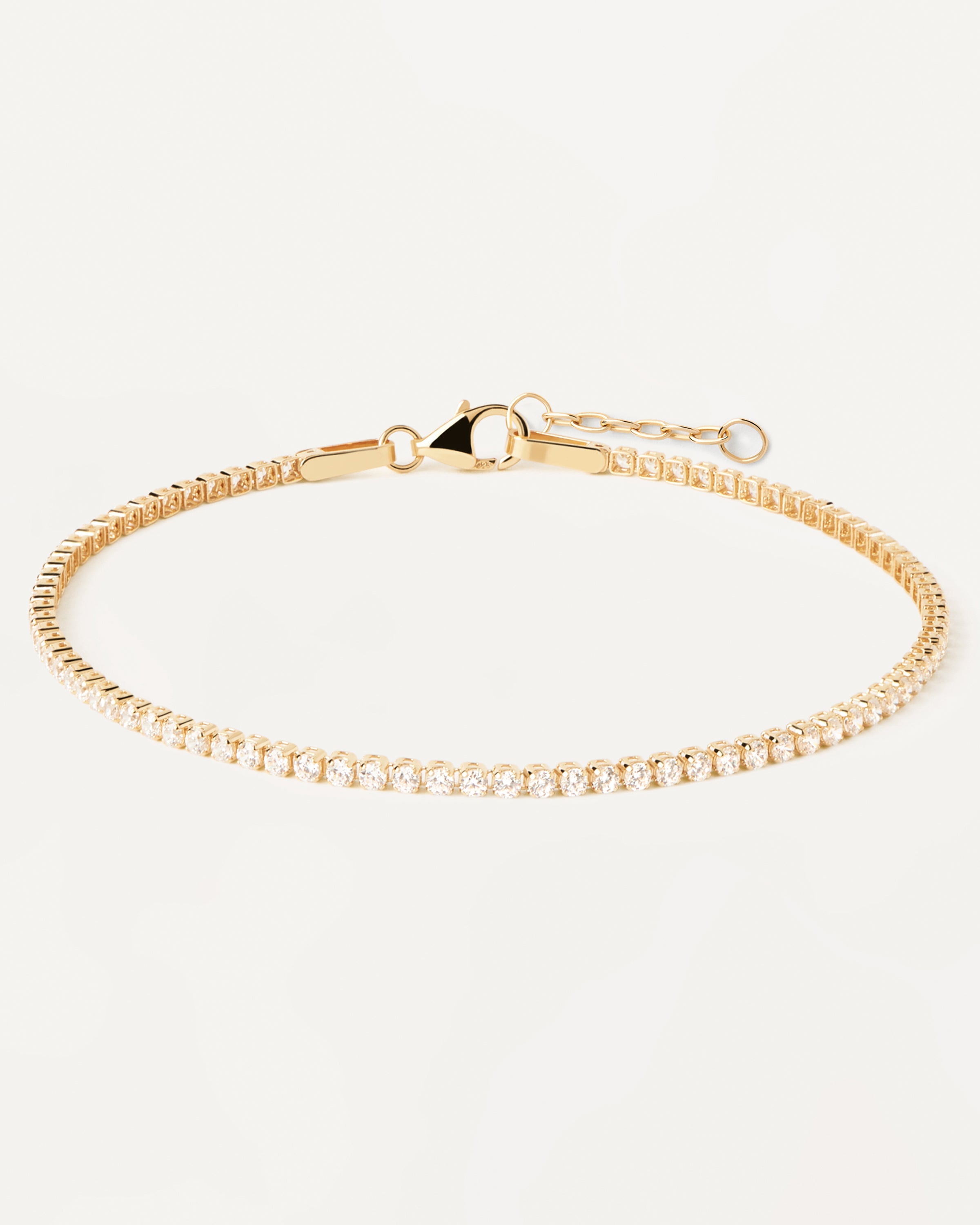 Very thin diamond tennis bracelet sales