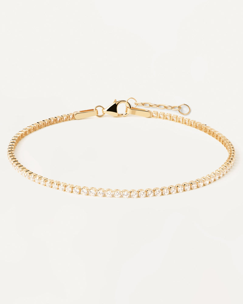 Pulsera de diamantes y oro Tennis - 
  
    Oro 18K
  
