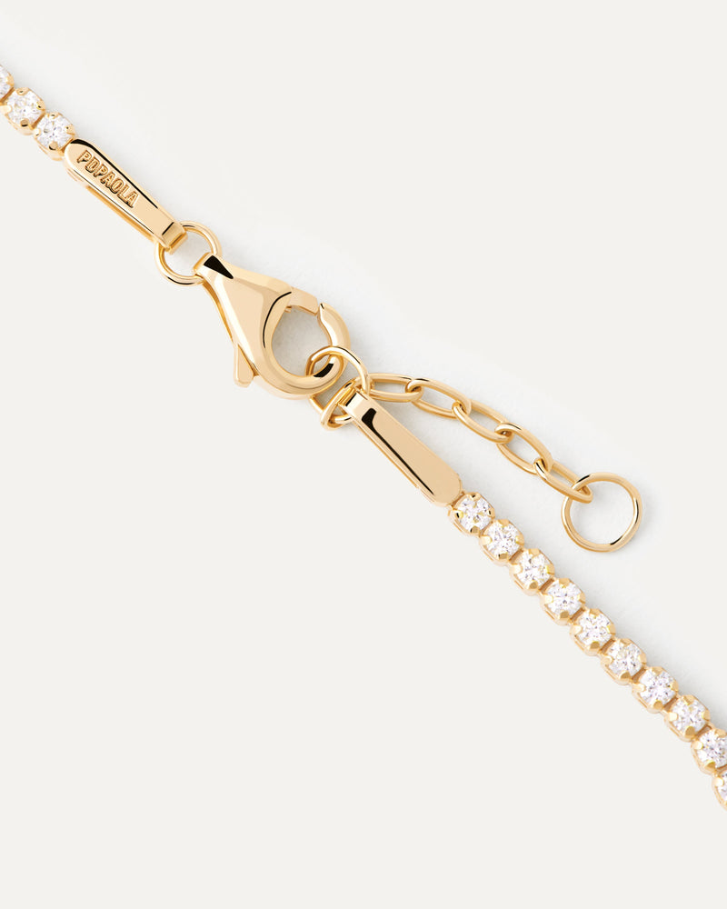 Diamonds and Gold Tennis Bracelet - 
  
    18K Gold
  
